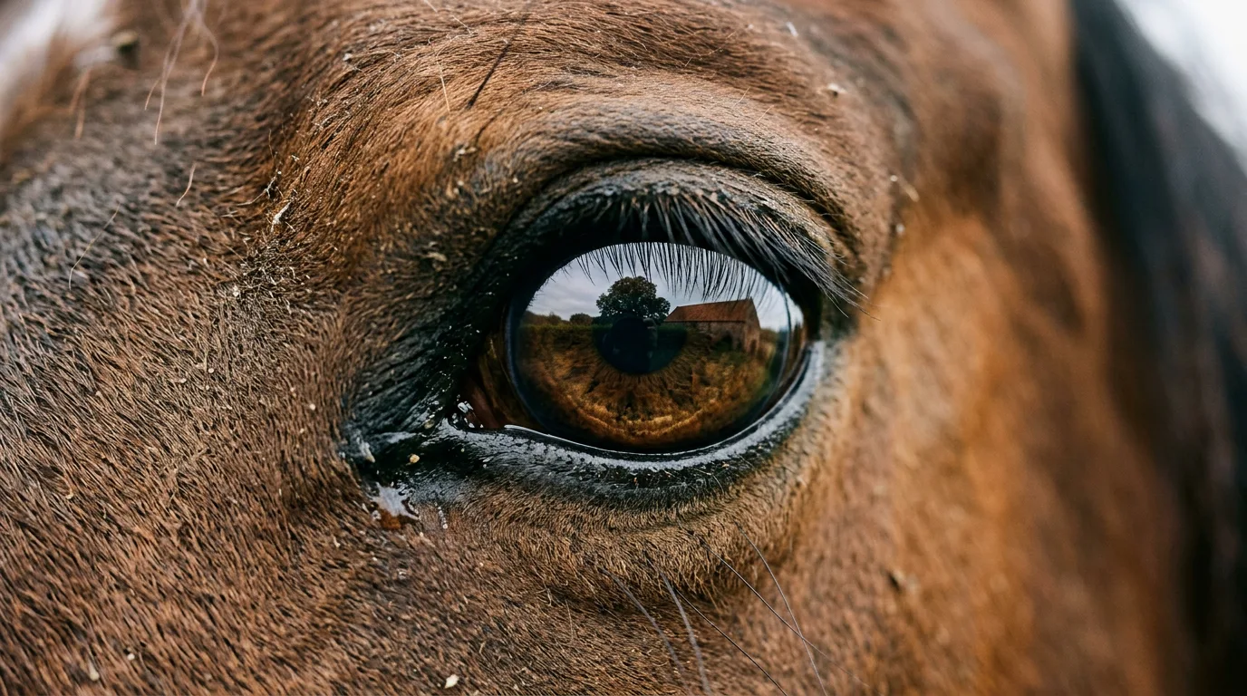 Un regard de cheval, Domaine équestre d'Iselay, Groslée-Saint-Benoit